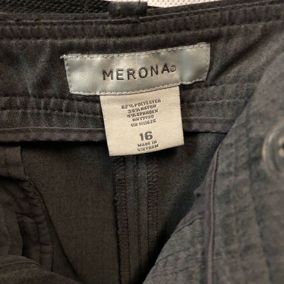 Merona Gray♥️Dress pants/ 16 plus size - Picture 10 of 14